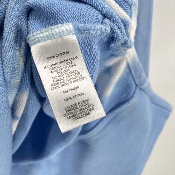 Vineyard Vines Blue Tie Dye Shep Hoodie Oversized Small Preppy Coastal Classic - Picture 5 of 6